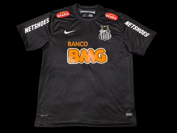 Maillot Santos Retro 2012 Noir