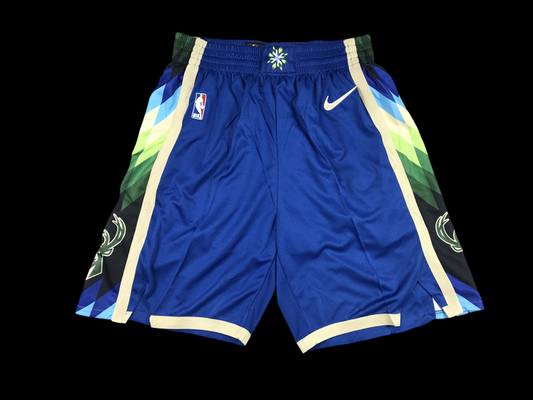 Pantalones cortos de la NBA de los Milwaukee Bucks 2024