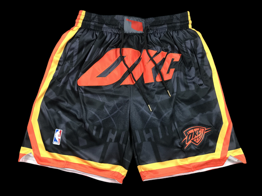 Pantalones cortos de la NBA de Oklahoma City Thunder 2024