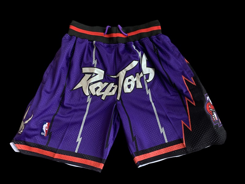 Pantalones cortos de la NBA de los Toronto Raptors 2024