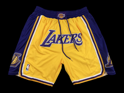 Pantalones cortos de la NBA de Los Ángeles Lakers 2024