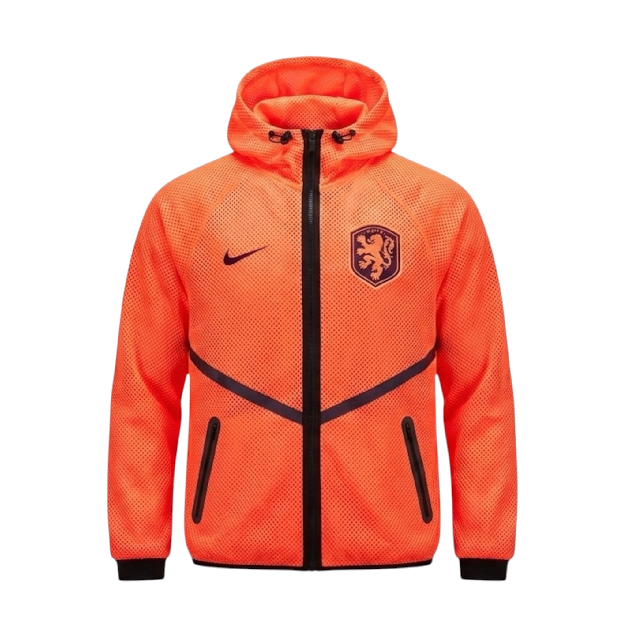 Veste Pays-Bas Coupe-Vent Blanc Training Homme 2026 Kitgoal