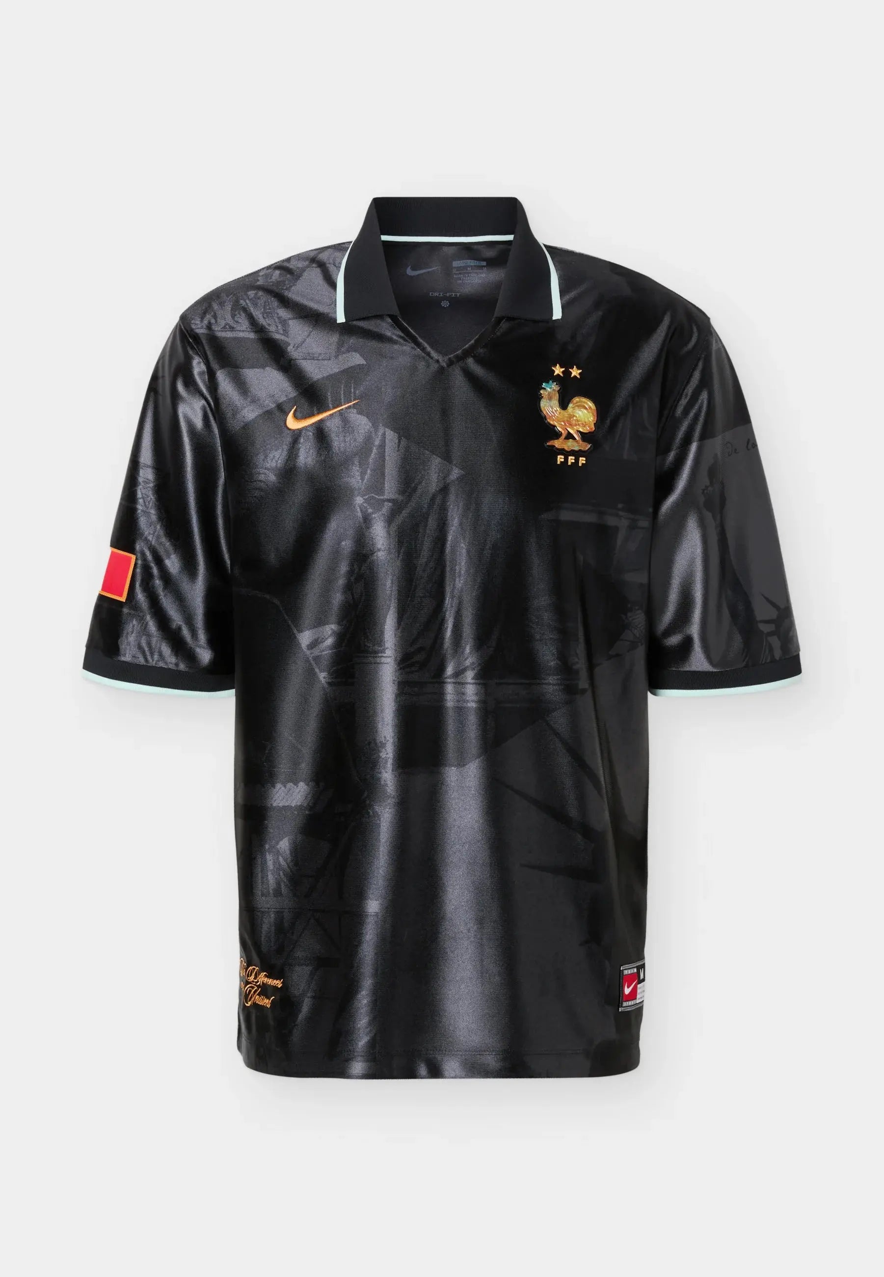 Maillot Équipe de France Noir Energy Kitgoal