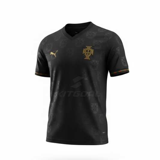 Maillot CDM 25/26 Portugal black Spécial