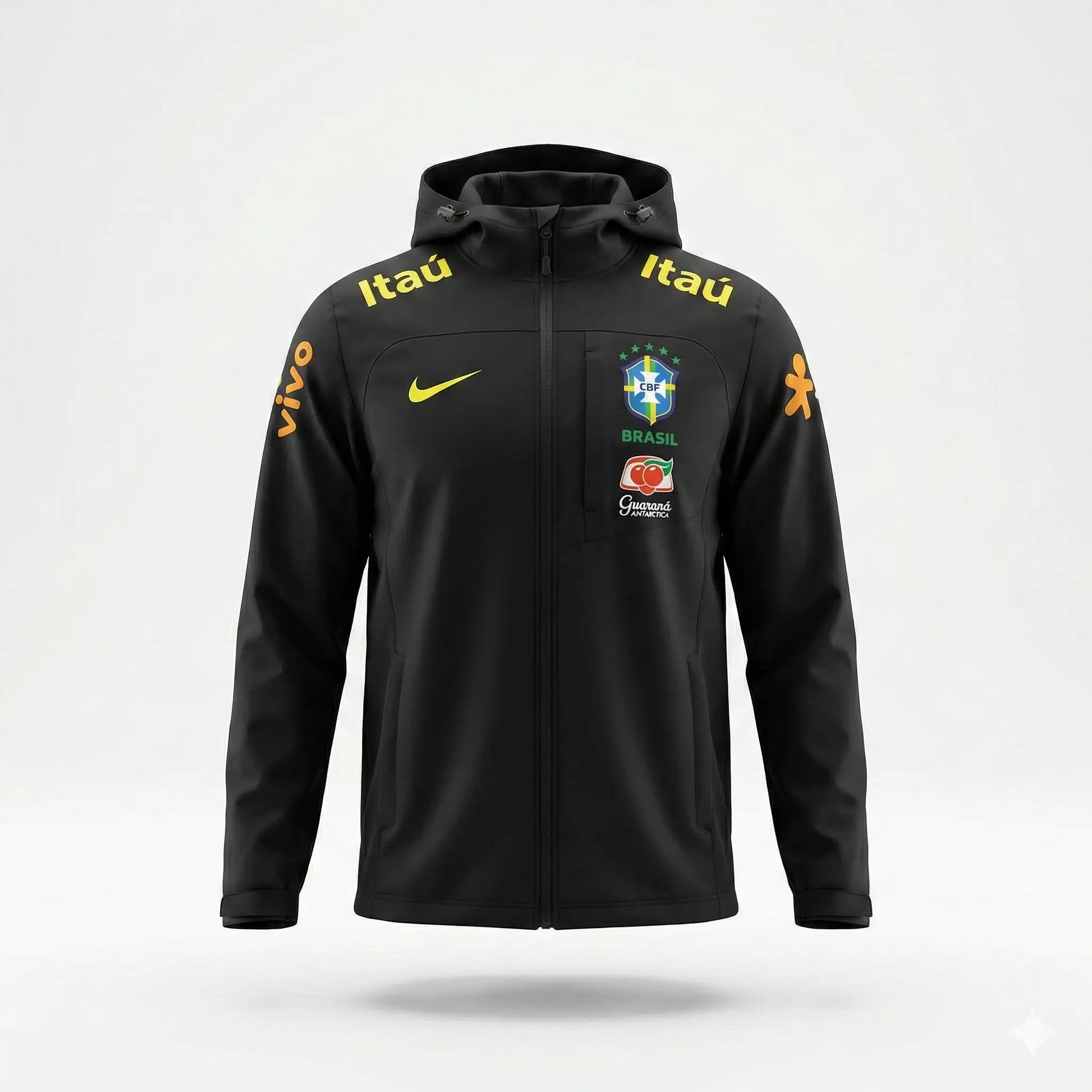 VESTE BRÉSIL NOIR 2025/2026 Kitgoal