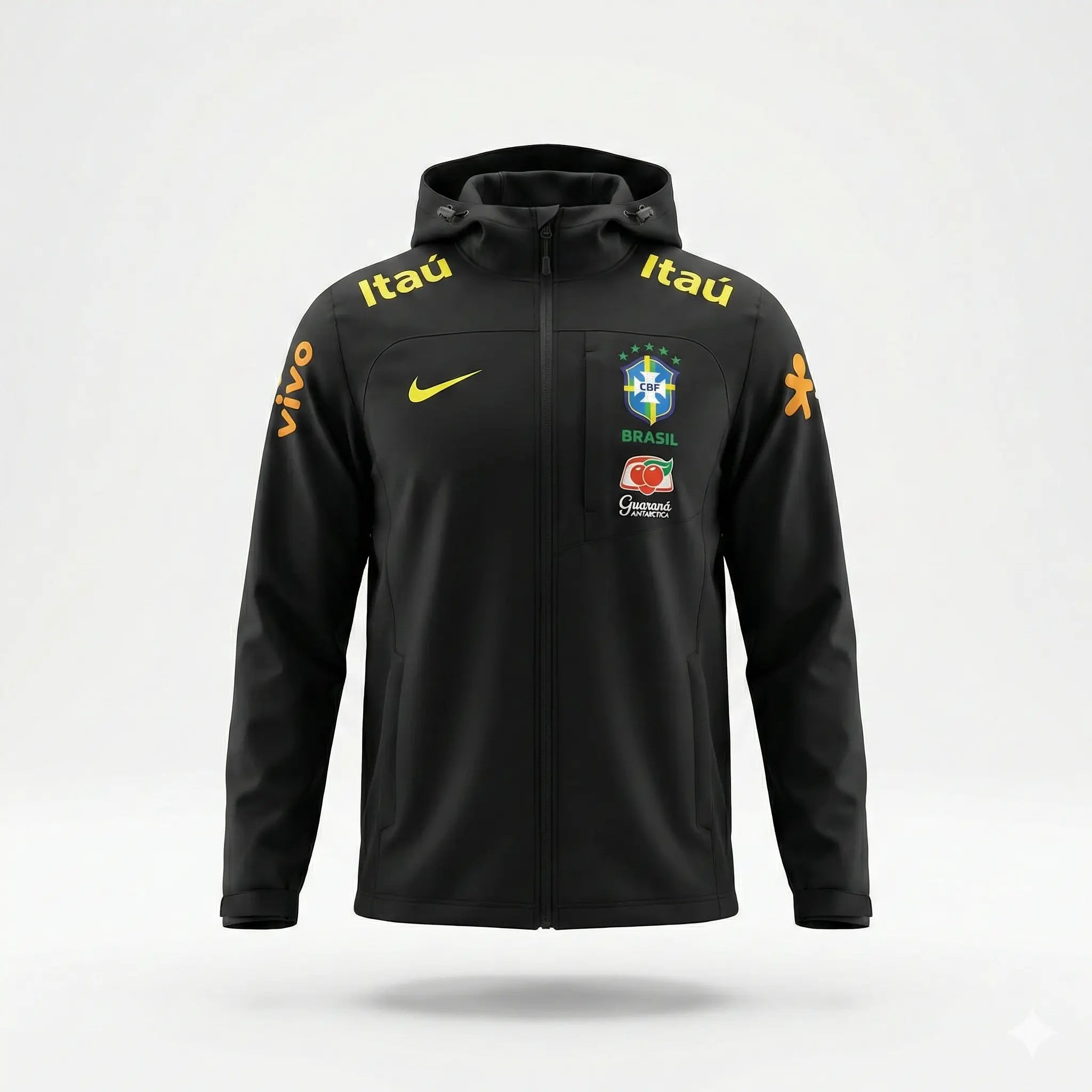 VESTE BRÉSIL NOIR 2025/2026 Kitgoal