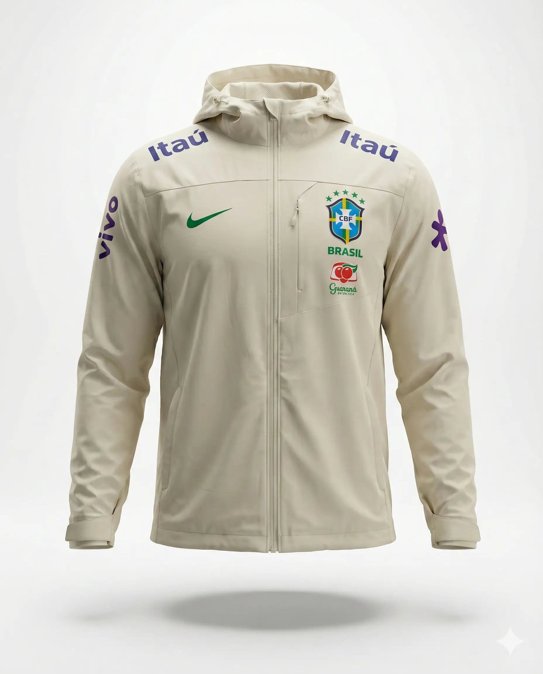 VESTE BRÉSIL BEIGE 2025/2026 Kitgoal
