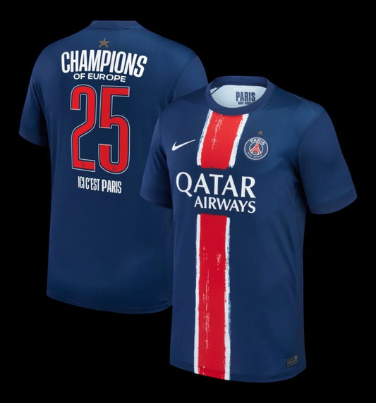 Paris SG Maillot Domicile 24/25 - PSG Collector Spécial LDC