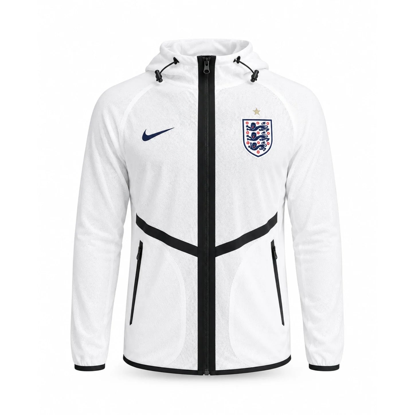 Veste Angleterre Coupe-Vent Blanc Training Homme 2026 Kitgoal