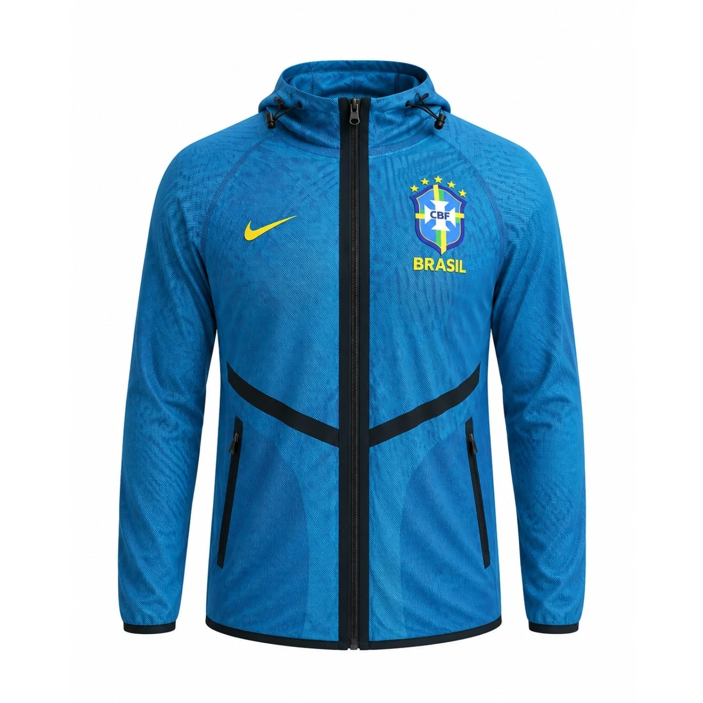 Veste Bresil Coupe-Vent Bleu Training Homme 2026 Kitgoal