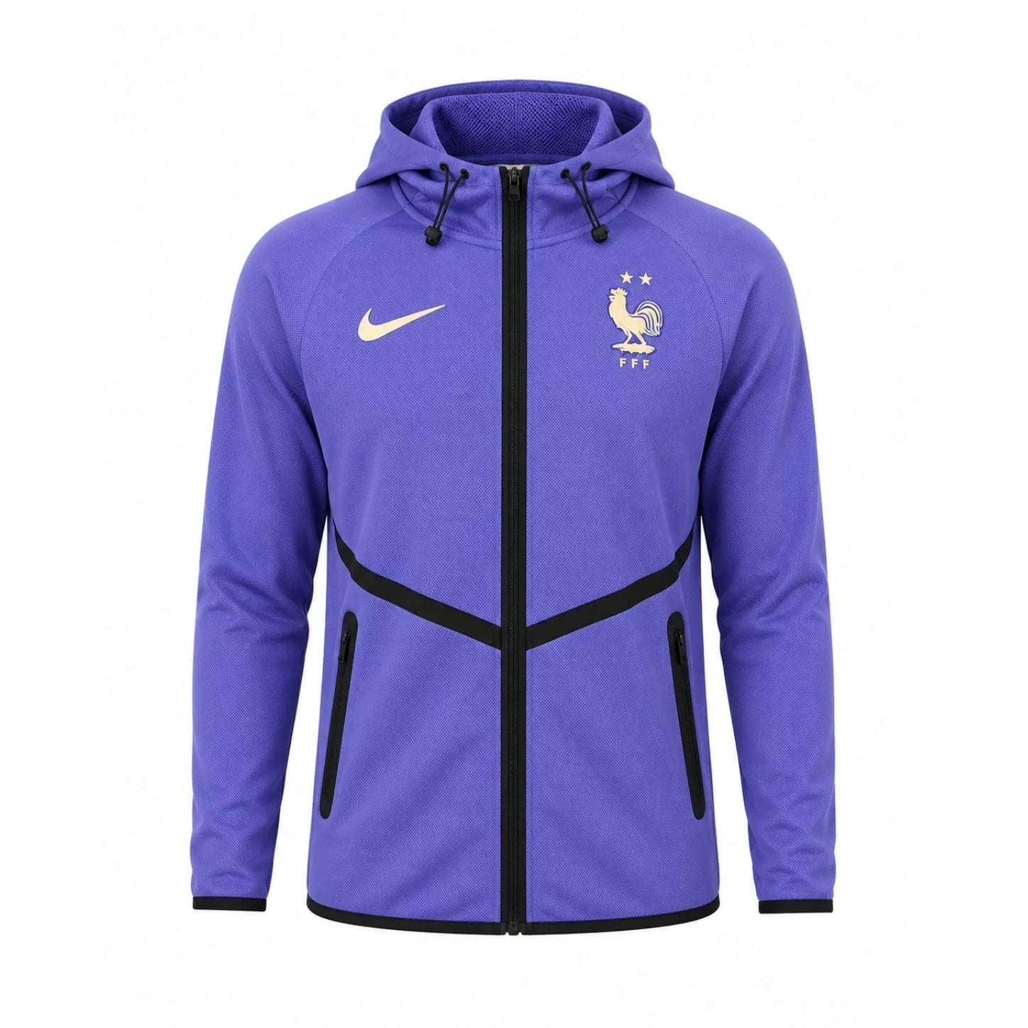 Veste Coupe-Vent Violet France Training Homme 2026 2027 Kitgoal