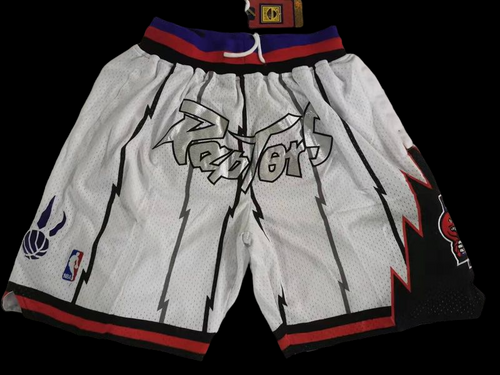 Pantalones cortos de la NBA de los Toronto Raptors 2024