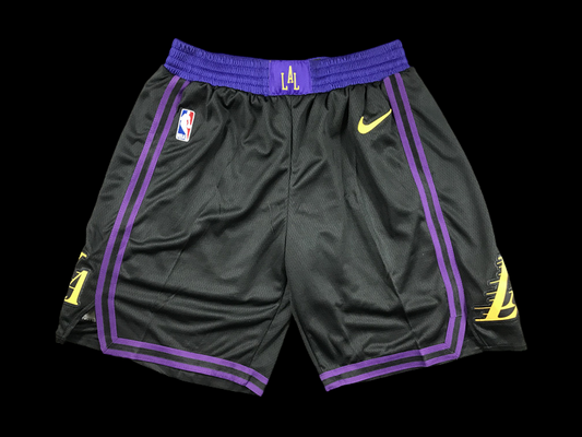 Pantalones cortos de la NBA de Los Ángeles Lakers 2024