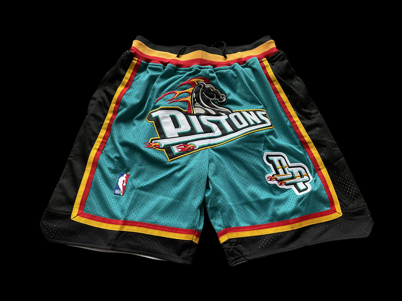 Detroit Pistons Retro NBA Shorts