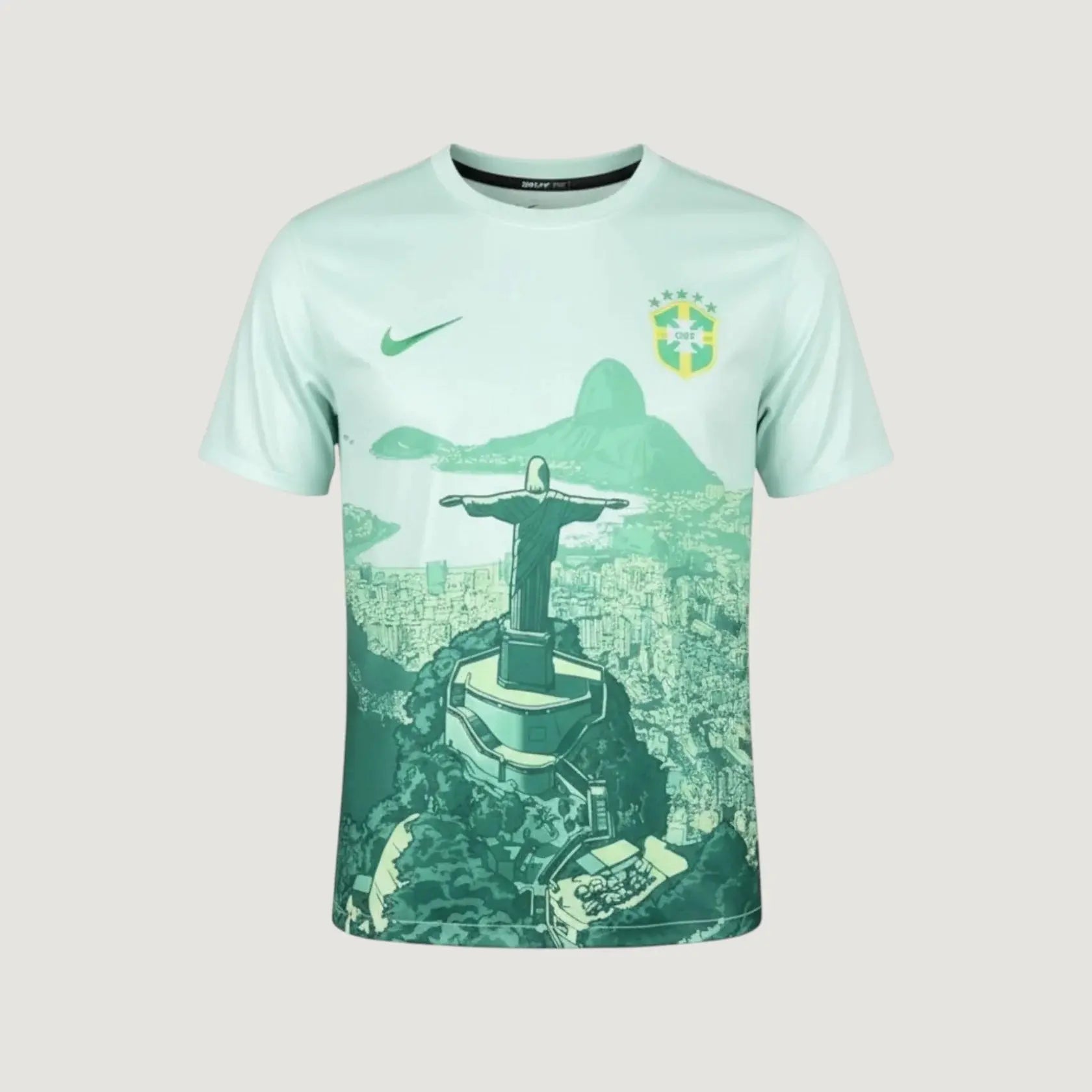 Brésil – Maillot Concept 25/26 – Vert & Blanc Kitgoal