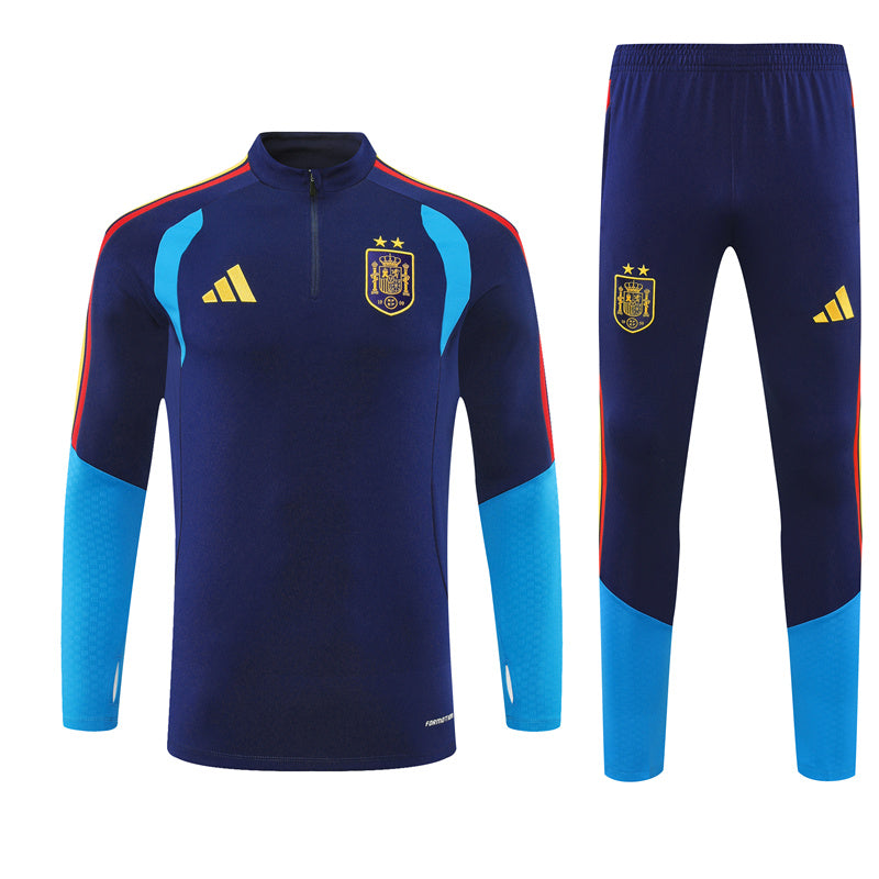 Espagne Bleu Foncé Survêtement Training 26-27