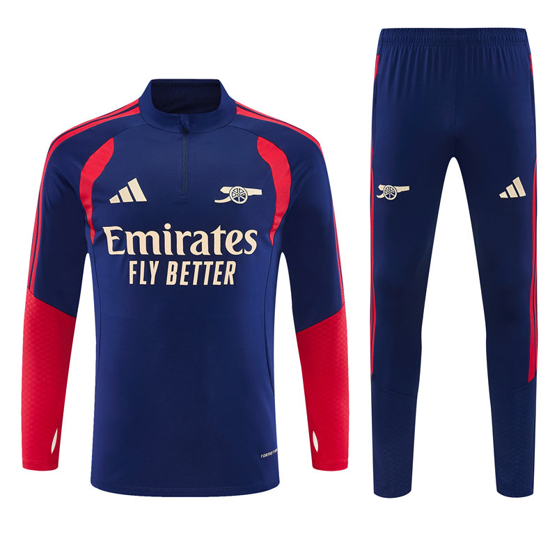 Arsenal Bleu Foncé Rouge Survêtement Training 26-27