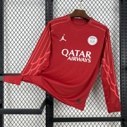 Maillot Manches Longues Psg 2025/2026 rouge KITGOAL