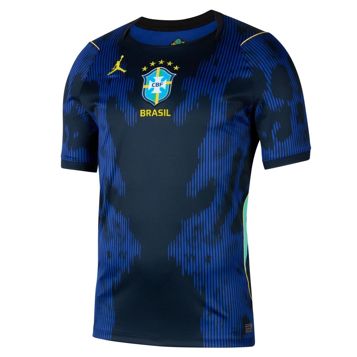 Brésil – Maillot CDM 2026 25/26 – Bleu & Noir Kitgoal